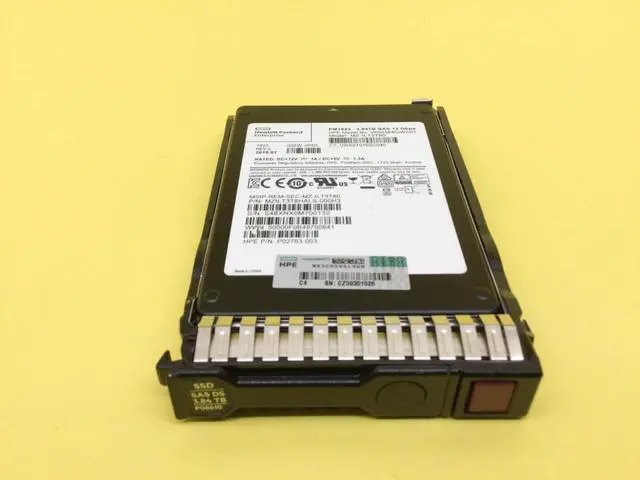 Alt view image 2 of 3 - (NOT FOR HOME PC!) P06588-B21 HPE 3.84TB SAS 12G READ INTENSIVE SFF SC DS SSD P08610-001