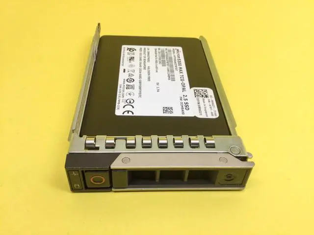 Alt view image 2 of 3 - W6G21 Dell 3.84TB SATA 6Gb/s Mixed Use TCG-Opal 2.5in Internal SSD MTFDDAK3T8TDT