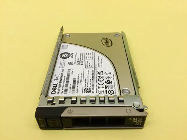 Alt view image 2 of 4 - KM4C4 Dell 3.84TB SATA 6Gbps Read Intensive 2.5'' SSD SSDSC2KB038TZR 0KM4C4