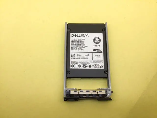 Main image of DX74Y Dell 7.68TB PCIe4.0 NVMe Read Intensive 2.5'' U.2 SSD MZ-WLR7T60