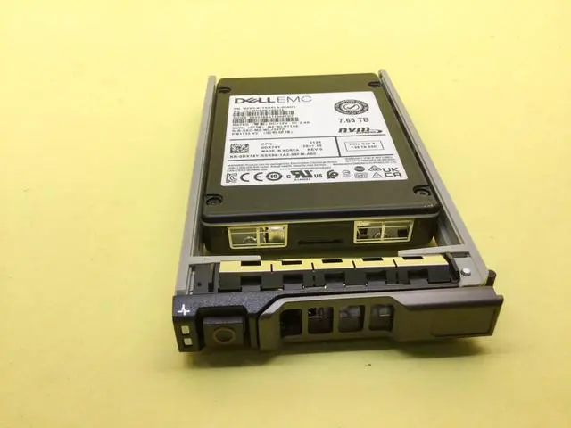 Alt view image 2 of 3 - DX74Y Dell 7.68TB PCIe4.0 NVMe Read Intensive 2.5'' U.2 SSD MZ-WLR7T60