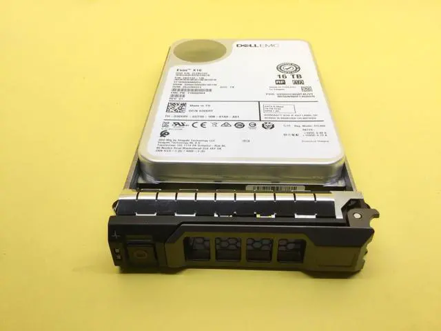 Alt view image 2 of 4 - 39XRY DELL EMC 16TB 7.2K RPM SATA 6Gbps 3.5in 512e HDD 039XRY ST16000NM005G