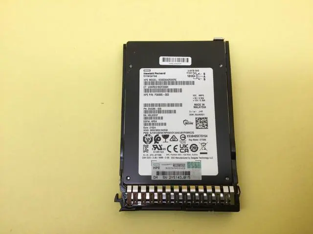 Main image of (NOT FOR HOME PC!) P37001-B21 HPE 3.84TB SAS 12G READ INTENSIVE SFF SC SSD P37066-001