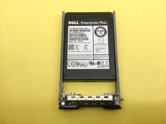 Alt view image 2 of 3 - (NOT FOR HOME PC!) CT0H2 Dell Compellent 3.84TB SAS 12Gbps 2.5'' PM1633 SSD 0CT0H2 MZ-ILS3T8A
