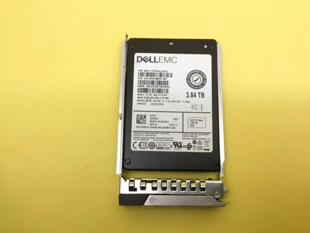 Alt view image 2 of 3 - (NOT FOR HOME PC!) X8F87 DELL 3.84TB SAS 12Gbps READ INTENSIVE 2.5IN SSD MZ-ILT3T8A w/ Gen 14th