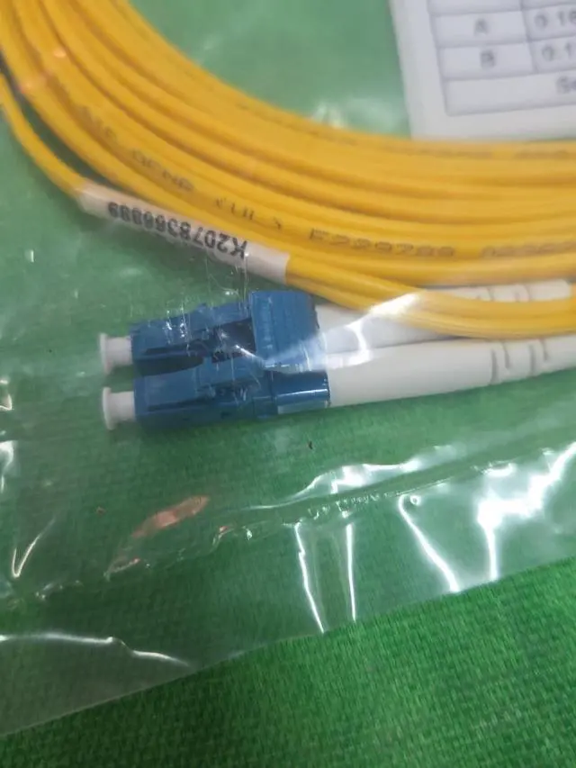 Alt view image 4 of 4 - Singlemode Duplex LC/UPC LC/UPC Yellow Fiber Patch Cable 18 Feet 10 Pack