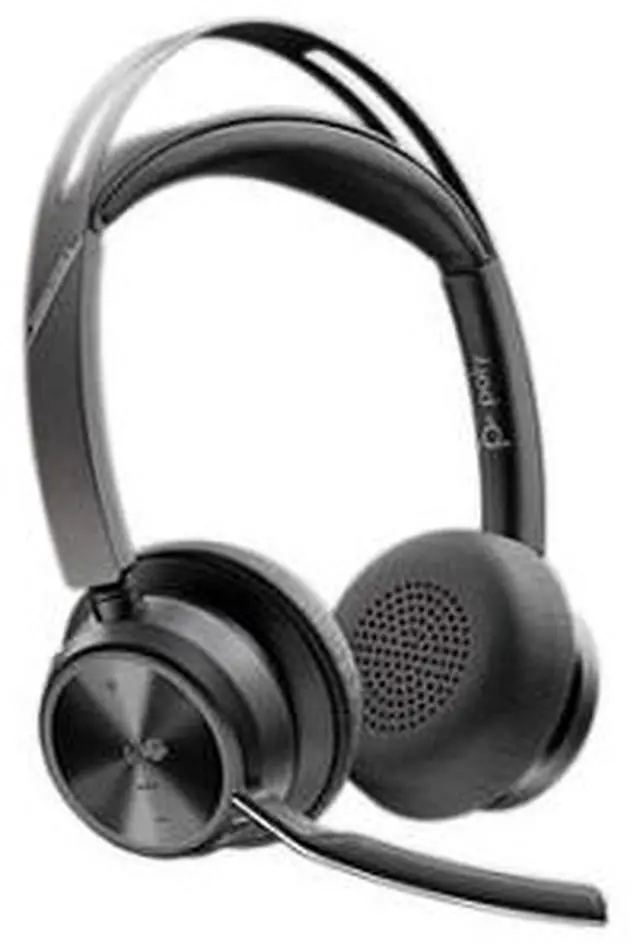 Alt view image 3 of 4 - Poly Voyager Focus 2 Microsoft Teams Certified USB-C-C Headset +USB-C/A Adapter