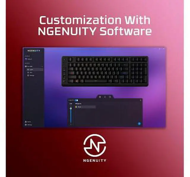 Alt view image 7 of 7 - HyperX Eve 1800 - Gaming Keyboard