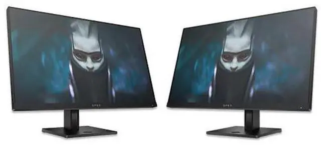 Main image of Dual HP OMEN 23.8 inch FHD 165Hz Gaming Monitor Bundle 23.8" FHD (1920 x 1080)