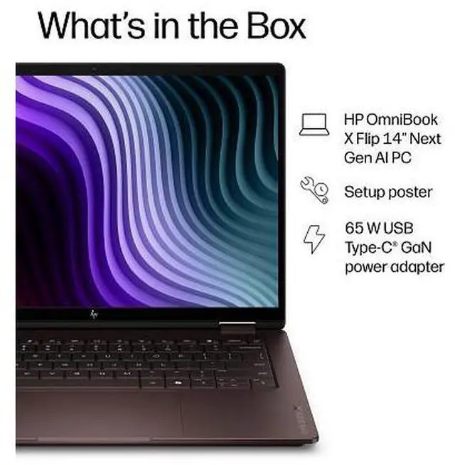 Alt view image 5 of 7 - HP OmniBook X Laptop Computer 14" 3K Touch Screen AMD Ryzen AI 9 32 GB memory;2