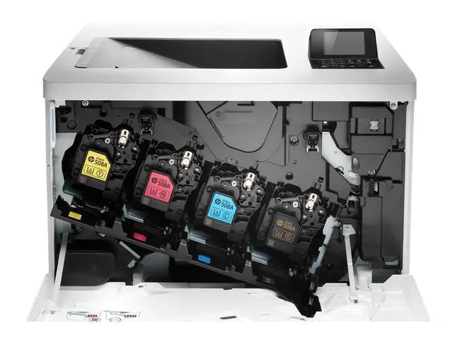 Alt view image 3 of 7 - HP Color LaserJet Enterprise M554dn Printer