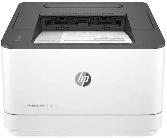 Main image of HP LaserJet Pro 3001dw Laser Printer, Black And White Mobile Print Up to 50,000