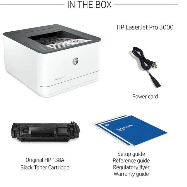 Alt view image 7 of 7 - HP LaserJet Pro 3001dw Laser Printer, Black And White Mobile Print Up to 50,000