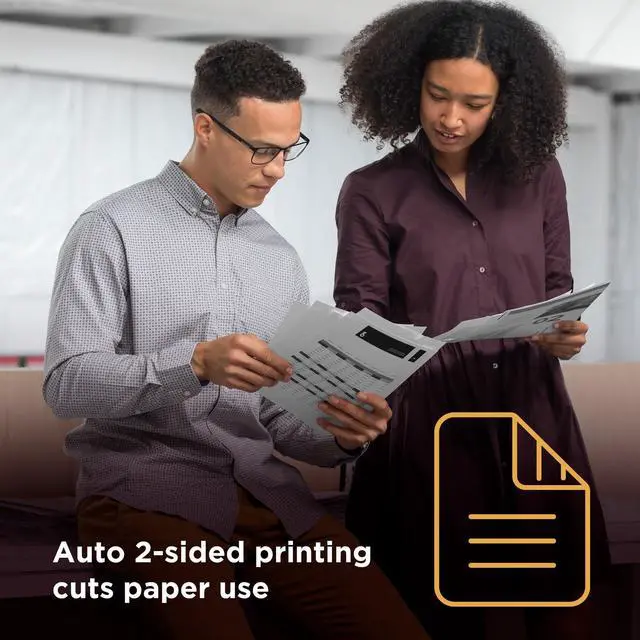 Alt view image 6 of 7 - HP LaserJet Pro MFP 4101fdw Laser Printer, Black And White Mobile Print, Copy,