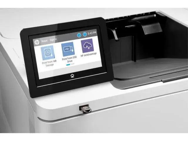 Alt view image 2 of 7 - HP LaserJet Enterprise M612dn Laser Printer, Black And White Mobile Print Up to