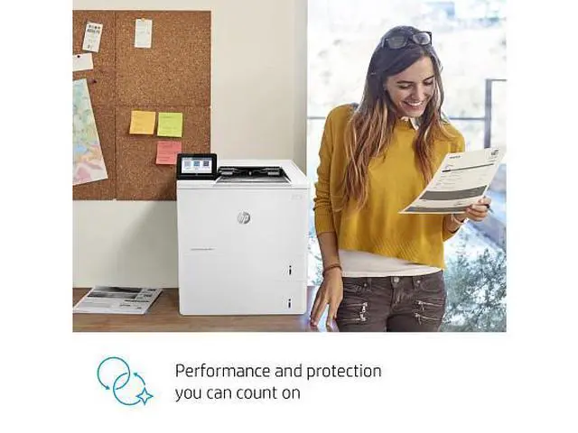 Alt view image 7 of 7 - HP LaserJet Enterprise M611x Laser Printer, Black And White Mobile Print Up to