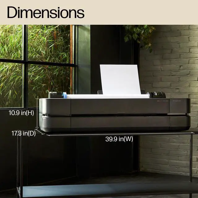 Alt view image 7 of 7 - HP DesignJet T230 Large Format 24" Plotter Printer Fast, Compact,