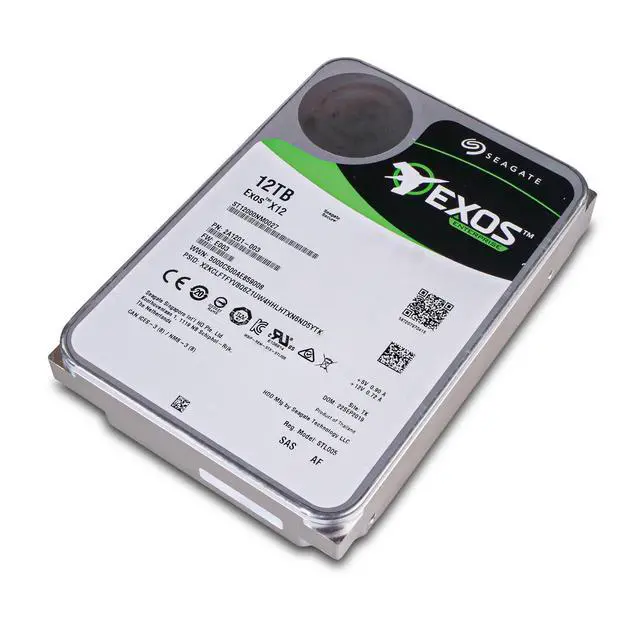 Alt view image 7 of 7 - (NOT FOR HOME PC!) Seagate Exos X12 12TB ST12000NM0027 7.2K RPM SAS 12Gb/s 512e 3.5" Enterprise HDD
