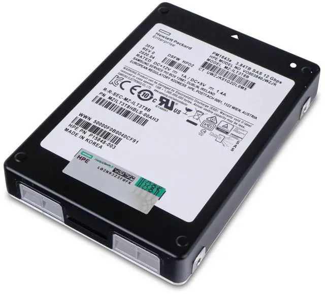 Alt view image 7 of 7 - (NOT FOR HOME PC!) HP/Samsung PM1643a 3.84TB MZILT3T8HBLS SAS 12Gb/s 3D TLC 1 DWPD 2.5" SSD