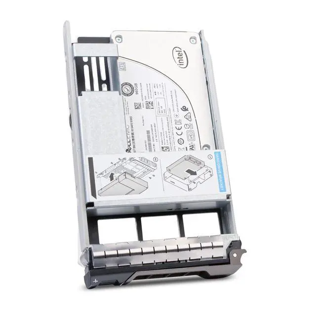 Alt view image 2 of 7 - Dell 960GB SATA 6Gb/s 3D TLC 3 DWPD 3.5" Enterprise Mixed Use SSD 3R4M0 G13
