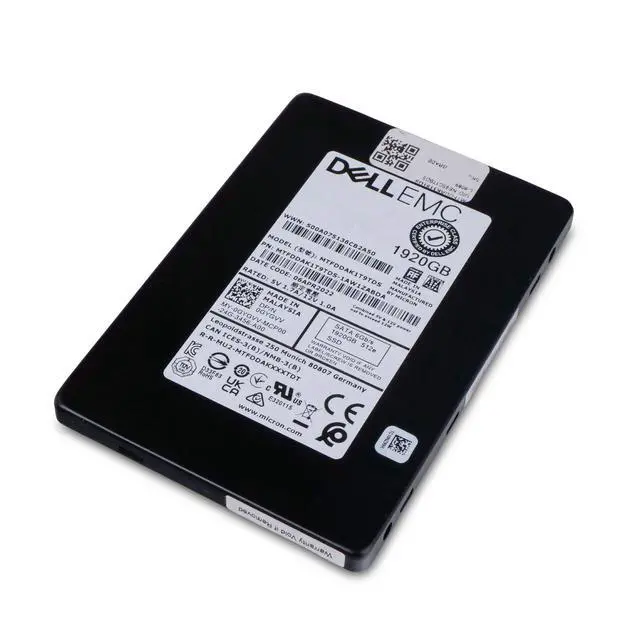 Alt view image 6 of 7 - Dell/Micron 5300 PRO 1.92TB MTFDDAK1T9TDS SATA 6Gb/s 3D TLC 512e 2.5" SSD