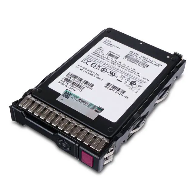 Alt view image 7 of 7 - (NOT FOR HOME PC!) HP Generation 8 3.84TB P19907-H21 SAS 12Gb/s 3D TLC 1 DWPD 2.5" SSD