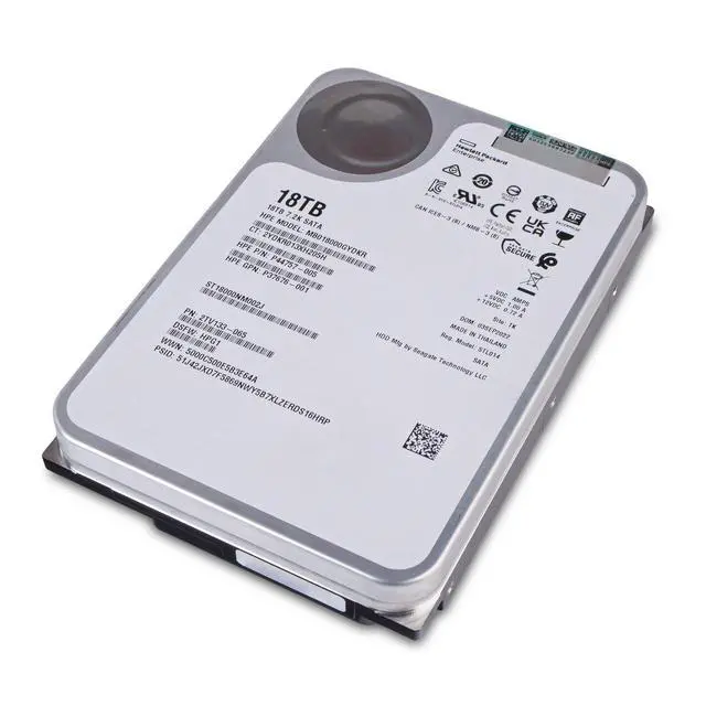 Alt view image 6 of 7 - HP/Seagate Exos X18 ST18000NM002J 18TB 7.2K RPM SATA 6Gb/s 512e 256MB 3.5" HDD