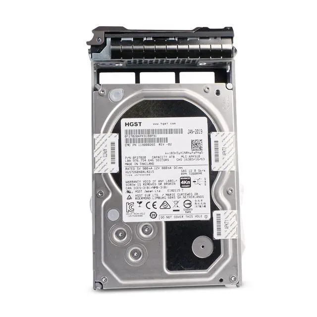 Alt view image 4 of 7 - (NOT FOR HOME PC!) Dell 4TB 7.2K RPM SAS 12Gb/s 4Kn 3.5" Enterprise PowerEdge HDD 118000265 G13