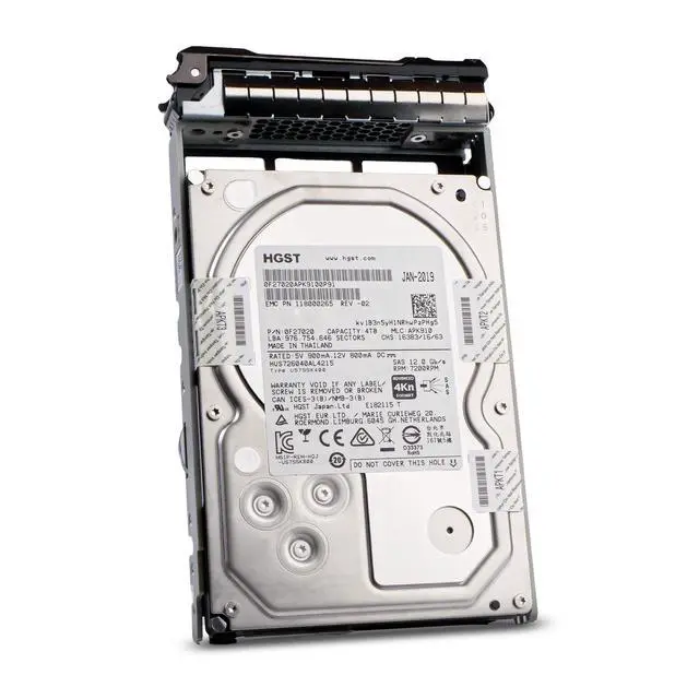 Alt view image 6 of 7 - (NOT FOR HOME PC!) Dell 4TB 7.2K RPM SAS 12Gb/s 4Kn 3.5" Enterprise PowerEdge HDD 118000265 G13