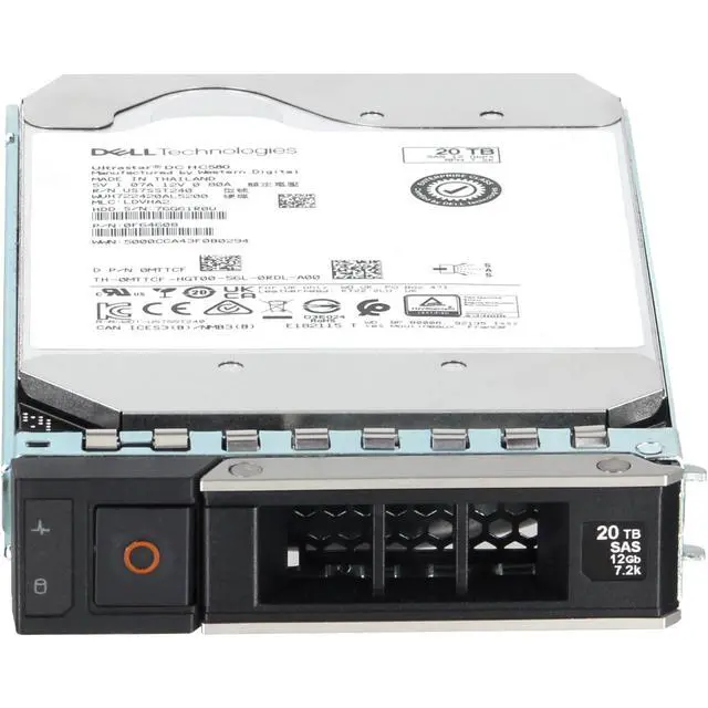 Alt view image 2 of 5 - (NOT FOR HOME PC!) MTTCF Dell 20TB 7.2K 512e 12Gbps NL SAS 3.5 HDD Ultrastar DC HC580