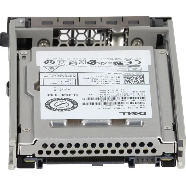 Alt view image 4 of 5 - (NOT FOR HOME PC!) 91W3V-CP3 Dell 3.84TB 12Gbps SAS MU TLC 2.5 SSD KPM5XVUG3T84 CPO
