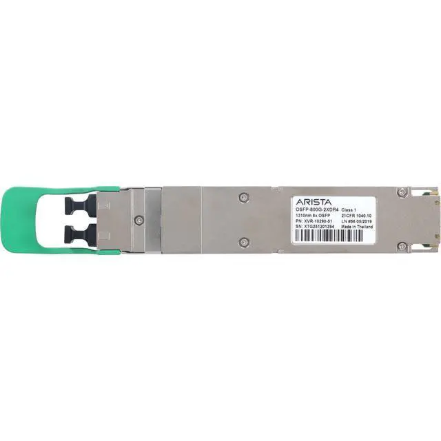 Alt view image 5 of 7 - Arista OSFP-800G-2XDR4 2x400GBASE-XDR4 2KM SMF Transceiver