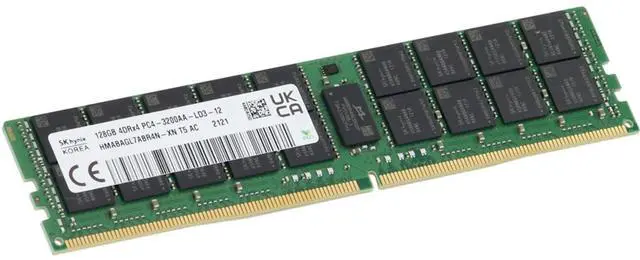 Main image of HMABAGL7ABR4N-XN Hynix 128GB 4DRx4 DDR4 LRDIMM 3200MT/s Load Reduced