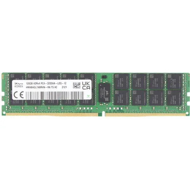 Alt view image 3 of 6 - HMABAGL7ABR4N-XN Hynix 128GB 4DRx4 DDR4 LRDIMM 3200MT/s Load Reduced
