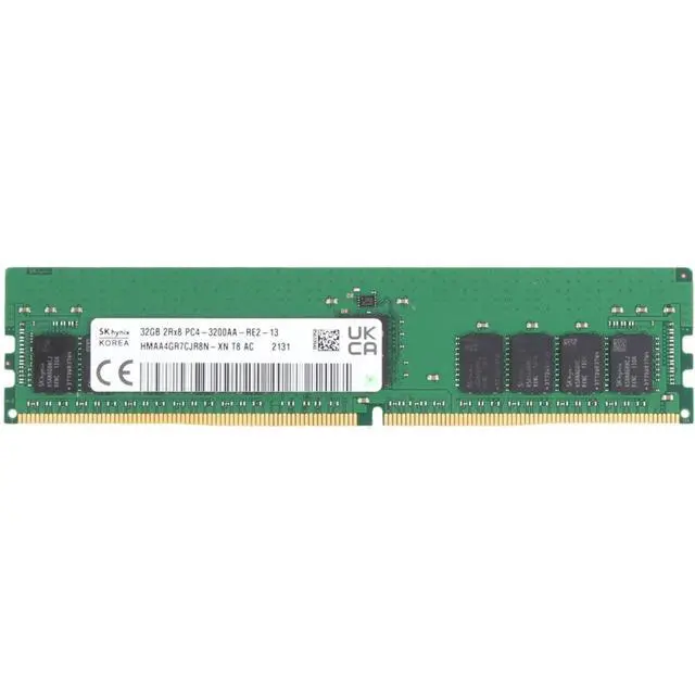 Alt view image 3 of 6 - HMAA4GR7CJR8N-XN Hynix 32GB DDR4 RDIMM 2Rx8- 3200MT/s