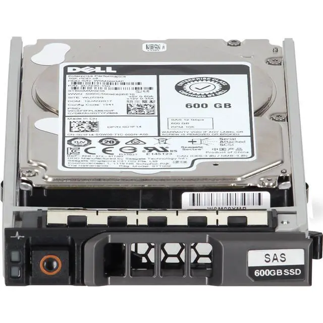 Alt view image 2 of 5 - (NOT FOR HOME PC!) D1F14-CP3 Dell 600GB 10K 512n 12Gbps SAS 2.5 HDD Ent. Perf. v8 CPO