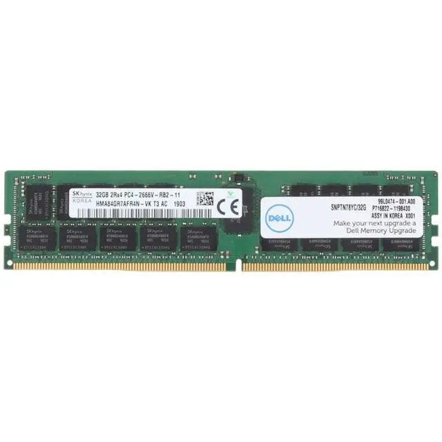 Alt view image 3 of 6 - HMA84GR7AFR4N-VK Hynix 32GB 2Rx4 DDR4 RDIMM 2666MT/s