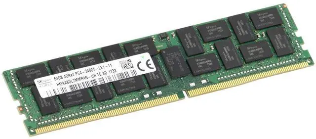 Main image of Hynix RAM 64GB DDR4 PC4-2400 LR 4RX4 HMAA8GL7MMR4N-UH Memory