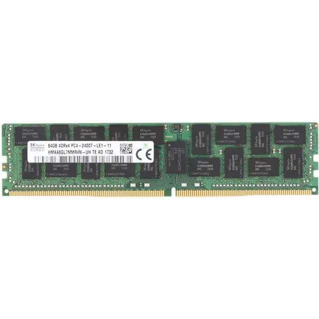 Alt view image 3 of 6 - Hynix RAM 64GB DDR4 PC4-2400 LR 4RX4 HMAA8GL7MMR4N-UH Memory