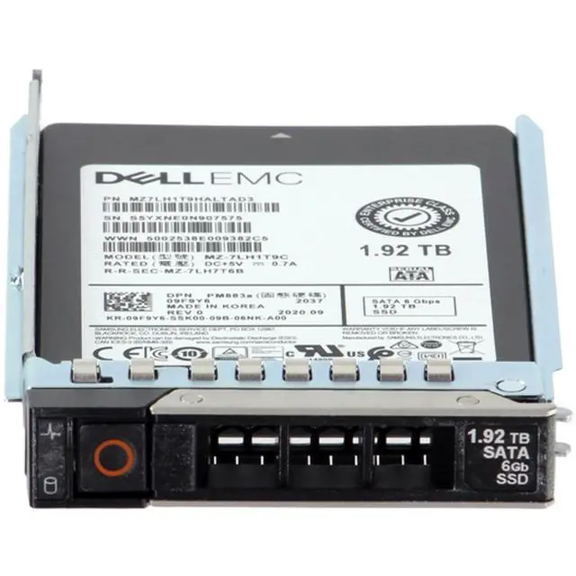 Alt view image 2 of 5 - 9F9Y6-CP1 Dell 1.92TB 6Gbps SATA RI TLC 2.5 SSD PM883a CPO