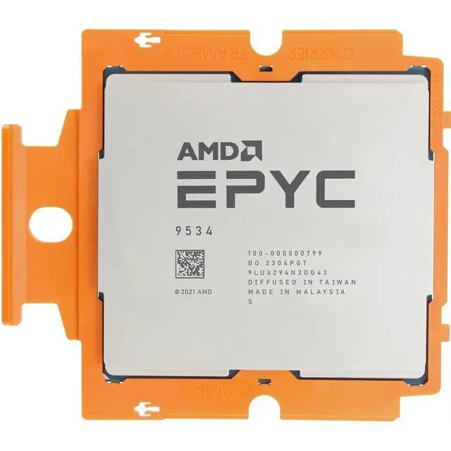 Alt view image 3 of 3 - AMD EPYC 9534 64C 2.45GHz 256M DDR5-4800 280W (Dell) (100-000000799) -R