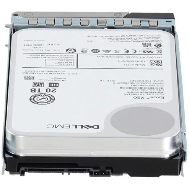 Alt view image 4 of 5 - WDVF4-CDN Dell 20TB 7.2K 512e 6Gbps SATA 3.5 HDD Exos X20
