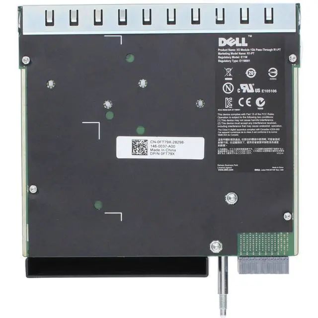 Alt view image 5 of 7 - 332-0869 Dell VRTX 1GbE Pass Through Module (332-0869)