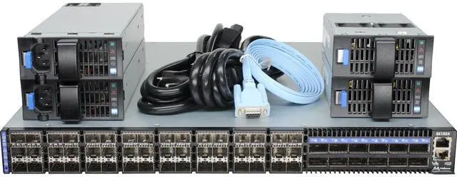 Main image of Mellanox MSX1024B-2BFS 48P SFP+ 12P 56Gb/s FDR QSFP+ P2C Switch