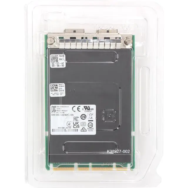 Alt view image 5 of 5 - F6X1R Dell Intel X710-T2L Dual 10GbE RJ45 OCP 3.0 v2 -CR