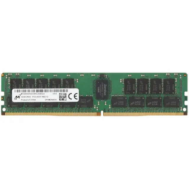 Alt view image 3 of 6 - (NOT FOR HOME PC!) MTA36ASF4G72PZ-2G9E2TI Micron 32GB 2Rx4 DDR4 PC4-2933 RegP