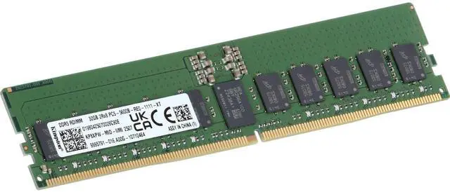 Main image of KP8XPW-MID-IIMI 2507 Kingston 32GB 2Rx8 DDR5 RDIMM- 5600MT/s