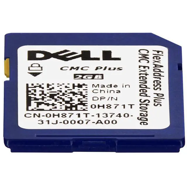 Alt view image 2 of 7 - H871T Dell 2GB FlexAddress Plus CMC Extended Storage SD Card