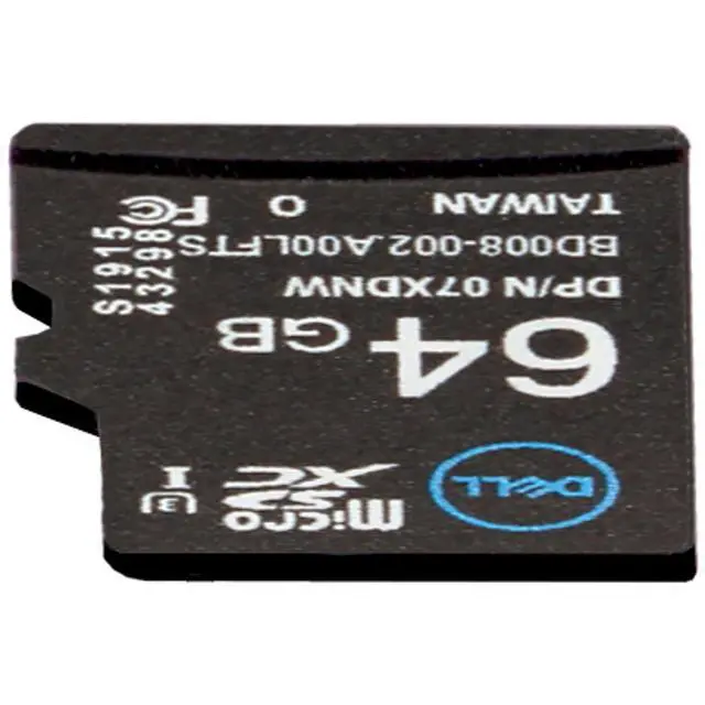 Alt view image 4 of 7 - 7XDNW Dell 64GB microSD Card