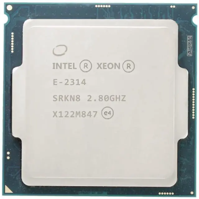 Alt view image 3 of 3 - SRKN8 Intel Xeon E-2314 4C 2.80Ghz 8M DDR4-3200 65W -R